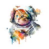 Astronaut cat