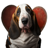 Basset Hound Valentine's Day