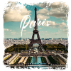 Paris Tour Eiffel style décontracté