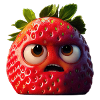 Grumpy Strawberry