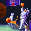 astronaut in space