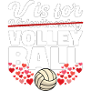 Valentine's Day Volleyball Volleyball Gift