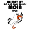 Nordsee Plattdeutsch Spruch Moin Möwe