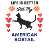 American bobtail Paw Dog