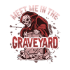 Undead Cemetery Necromancer design for a