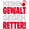 KEINE GEWALT GEGEN RETTER!