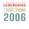 Légendaire Depuis Décembre 2006 Anniversaire