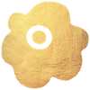 Yoga Blomst Blomst Guld Symbol Blossom Abstrakt Fan