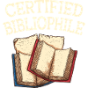 Certified Bibliophile Funny Book Lovers H
