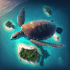 The flying turtle
