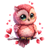 Owl Valentine's Day Gift