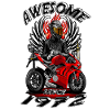 Awesome since 1972, biker's birthday