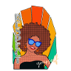 RESPECT - Black Woman - Retro