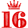 16 Zahl Krone