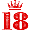 18 Zahl Krone