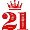 21 Number crown
