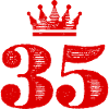 35 Zahl Krone