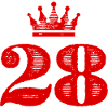 28 Nombre Couronne