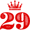 29 Zahl Krone