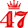 47 Number crown