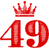 49 Number crown