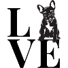 Love French Bulldog T-shirt