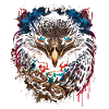 Adler | Adlerkopf | Eagle | 3D Effekt