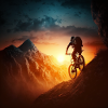 Descente graphique Sunset Valley Descent