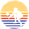 Sport Retro Sunset Volleyball