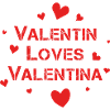 Saint-Valentin Cœurs rouges