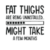 Uninstalling Fat Thighs Fitness Enthusiast