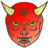 tolle asia tees, oni maske