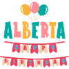 t-shirt joyeux anniversaire Alberta joyeux anniversaire