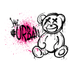 Urban Graffiti Teddy