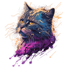 Vaporwave Cat