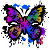 butterfly graffiti