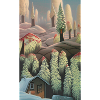 Paysage hivernal fantastique neige
