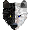 Wolfkopf - Low Poly