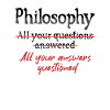 Questions philosophiques Design pour philosophes