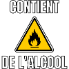 contient de l'alcool