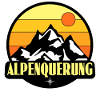 Alpenquerung Sonnenuntergang