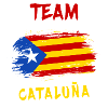 Team Catalonia flag design