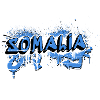 Somalia graffiti flag design