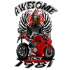 Awesome since 1981, biker's birthday