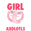 Axolotl Mädchen Schwanzlurch