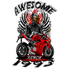 Awesome since 1993, biker's birthday