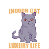 Drôle d’humour de chat d’intérieur