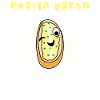 Funny garlic bread design