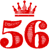 56 Number crown
