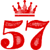 57 Number crown